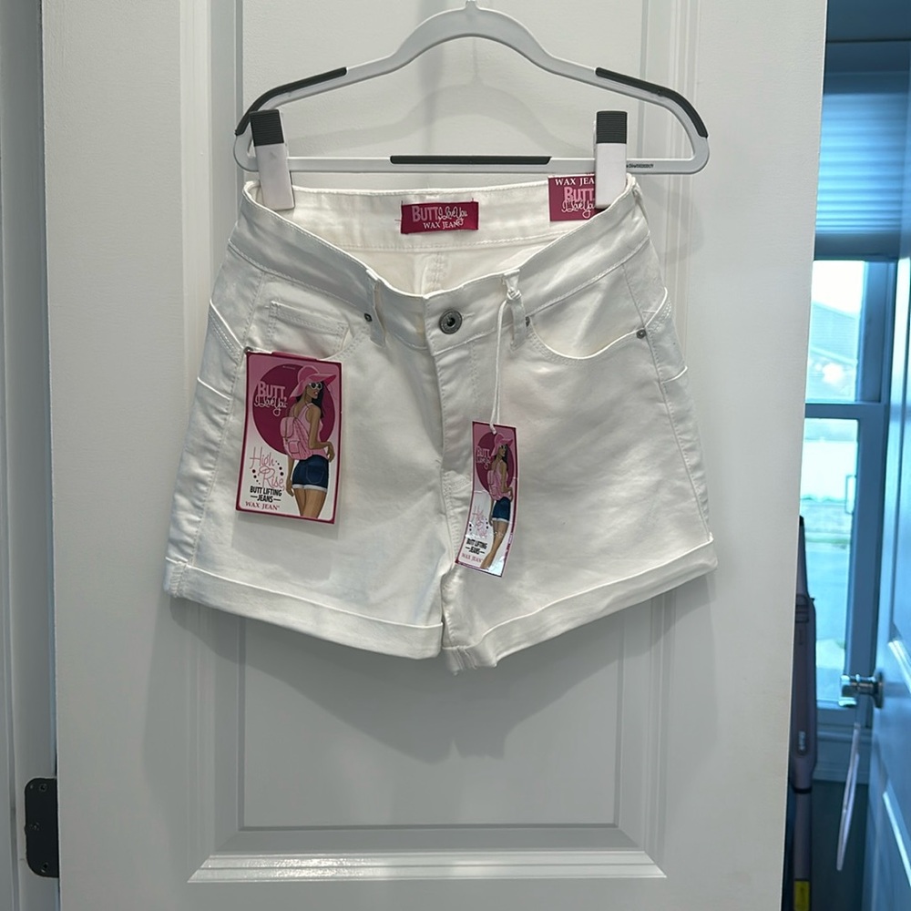 Wax Jeans white shorts